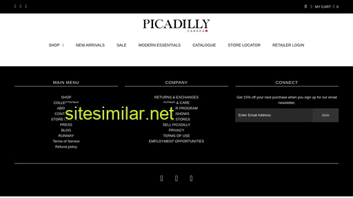 picadilly.ca alternative sites