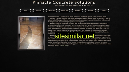 pinnacleconcrete.ca alternative sites