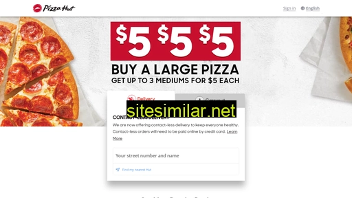 Pizzahut similar sites