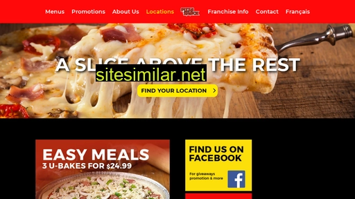 pizzashack.ca alternative sites