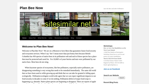 planbeenow.ca alternative sites