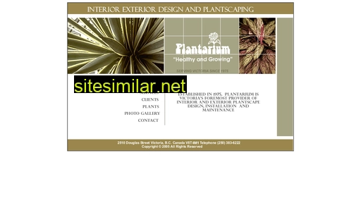 plantarium.ca alternative sites