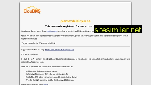 plantezdelairpur.ca alternative sites