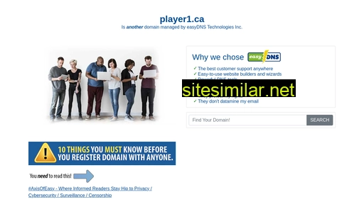 player1.ca alternative sites