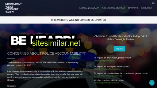 Policeoversightreview similar sites