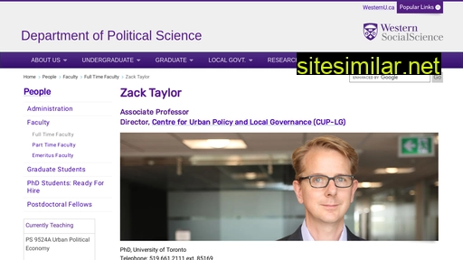 politicalscience.uwo.ca alternative sites