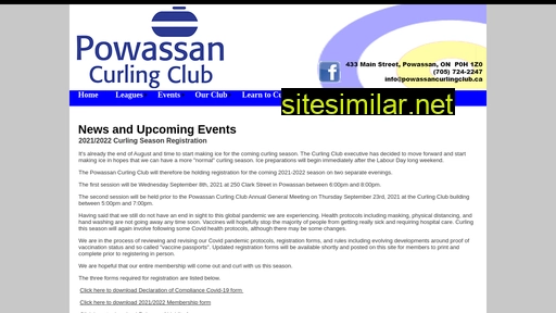 powassancurlingclub.ca alternative sites