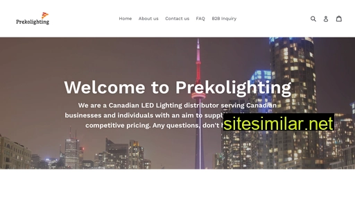 prekolighting.ca alternative sites