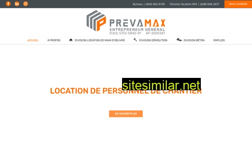 prevamax.ca alternative sites