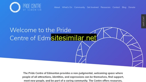pridecentreofedmonton.ca alternative sites