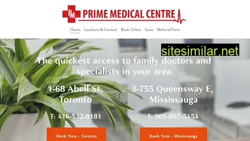 primemedicalcentre.ca alternative sites