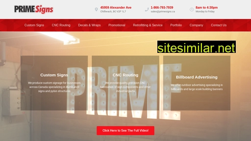 Primesigns similar sites