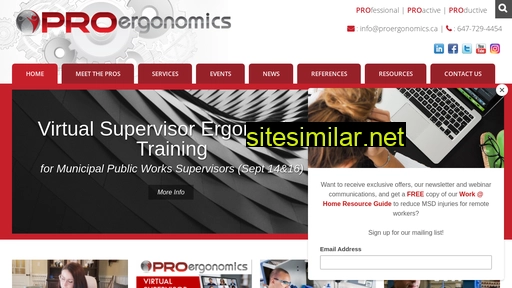 proergonomics.ca alternative sites