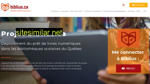 projetbiblius.ca alternative sites