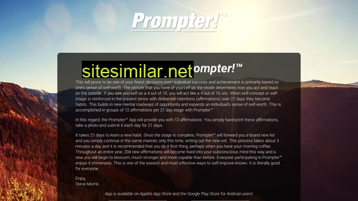 prompter.ca alternative sites