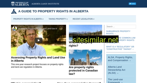 propertyrightsguide.ca alternative sites