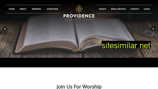 Providencecommunitychurch similar sites