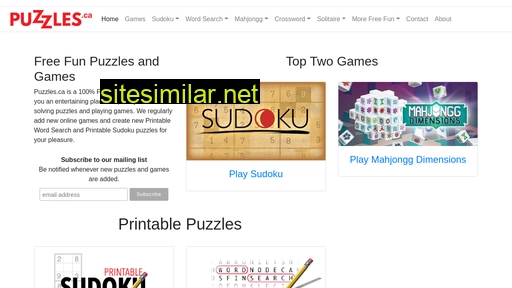 Puzzles similar sites