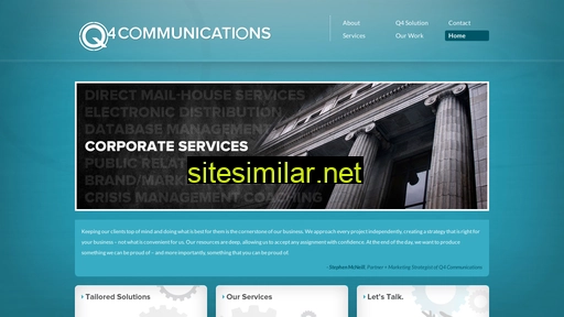 q4communications.ca alternative sites