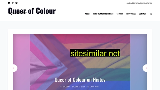 Queerofcolour similar sites