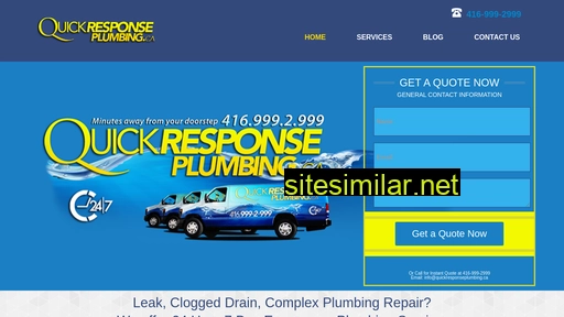 quickresponseplumbing.ca alternative sites