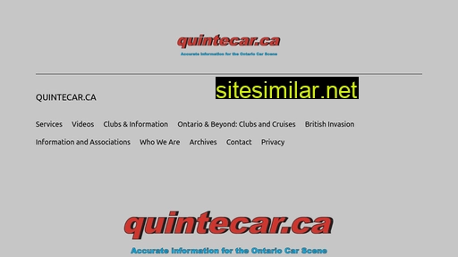 quintecar.ca alternative sites