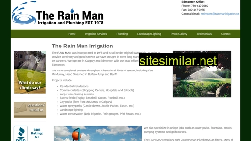 rainmanirrigation.ca alternative sites