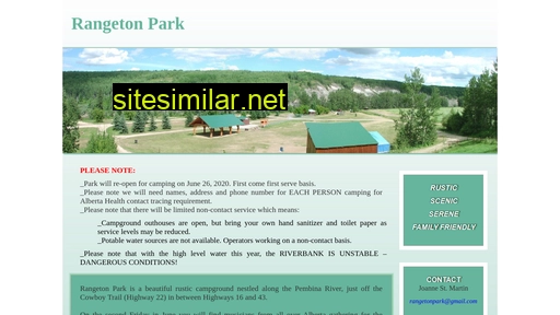 rangetonpark.ca alternative sites