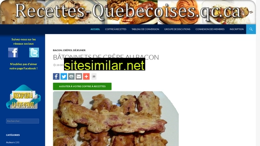 recettes-quebecoises.qc.ca alternative sites