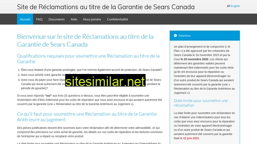 reclamationgarantiesearscanada.ca alternative sites