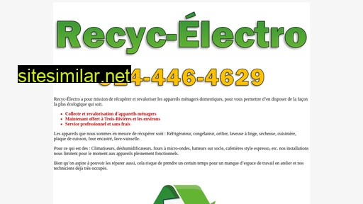 recyc-electro.ca alternative sites