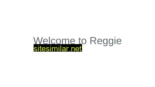Reggieos similar sites