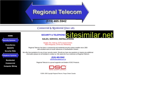 regionaltelecom.ca alternative sites