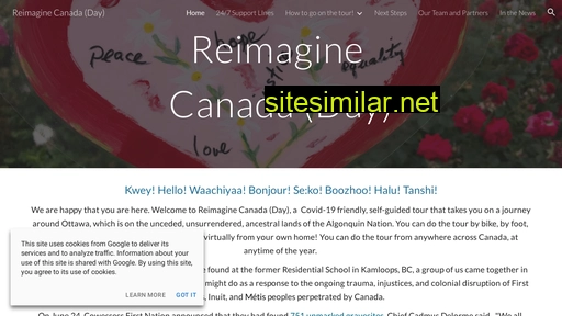 reimaginecanadaday.ca alternative sites