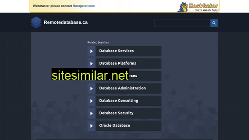 remotedatabase.ca alternative sites