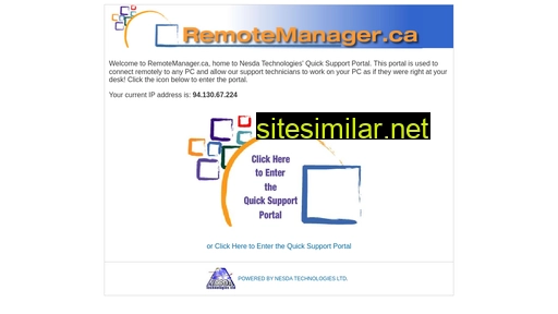 remotemanager.ca alternative sites