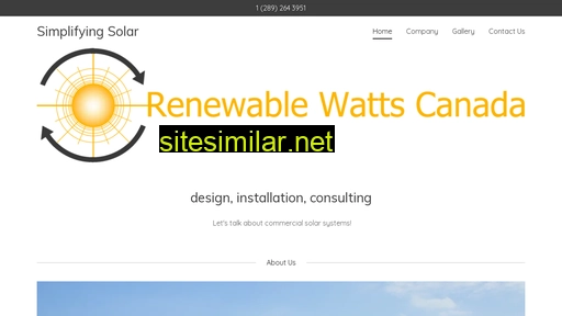 renewablewatts.ca alternative sites
