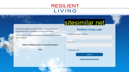 resilientliving.ca alternative sites