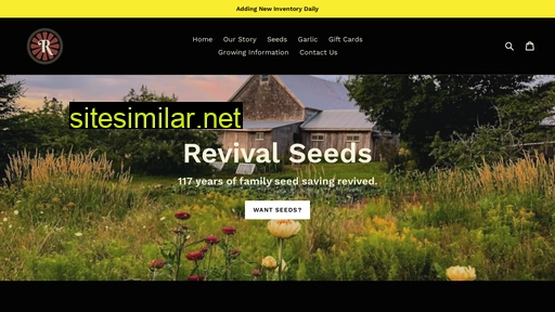 revivalseeds.ca alternative sites
