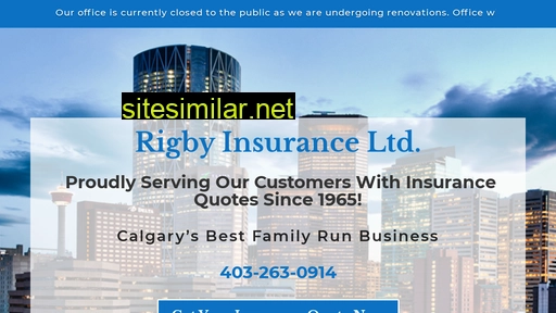 rigbyinsurance.ca alternative sites