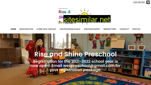 riseandshinepreschool.ca alternative sites