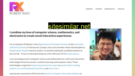 robertxiao.ca alternative sites