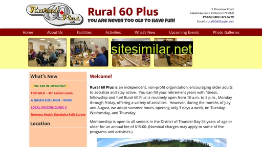 rural60plus.ca alternative sites