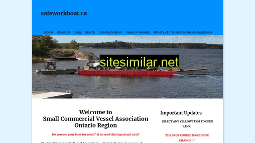 safeworkboat.ca alternative sites