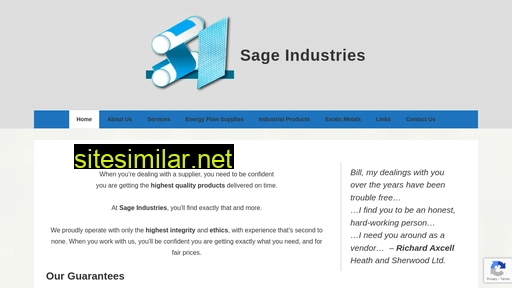 Sageindustries similar sites