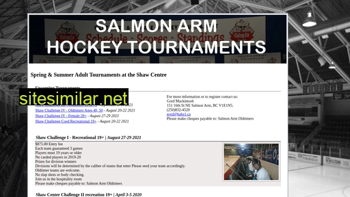 Salmonarmhockeytournaments similar sites