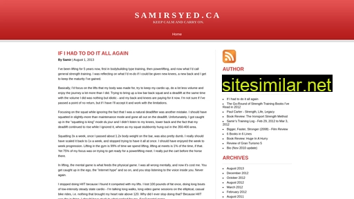 samirsyed.ca alternative sites