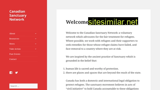 sanctuarycanada.ca alternative sites