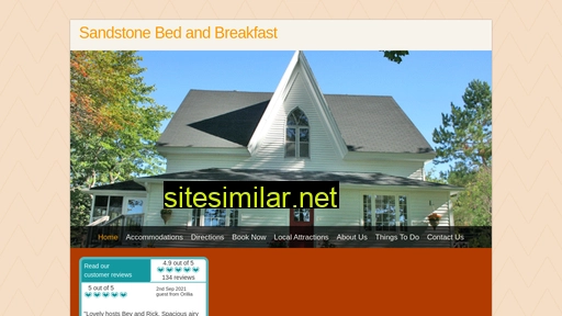 sandstonebedandbreakfast.ca alternative sites