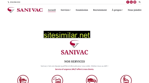 sanivac.ca alternative sites